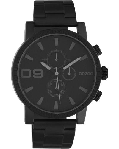 OOZOO Timepieces - C10709, Black case with Stainless Steel Bracelet