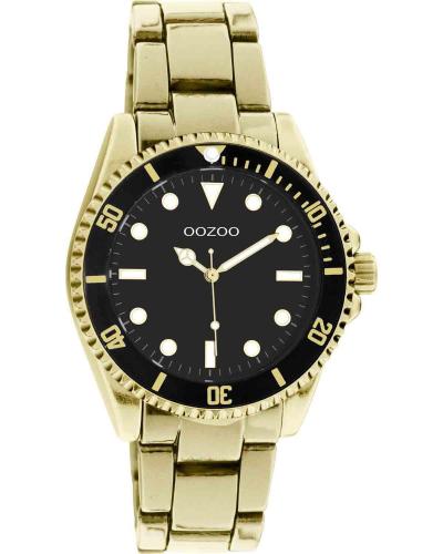 OOZOO Timepieces - C10979, Gold case with Stainless Steel Bracelet
