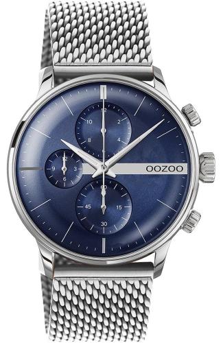OOZOO Timepieces - C11100, Silver case with Stainless Steel Bracelet