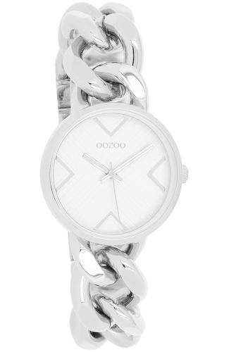 OOZOO Timepieces - C11125, Silver case with Stainless Steel Bracelet