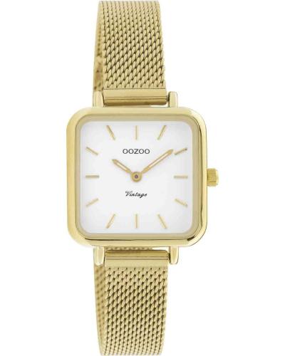 OOZOO Vintage - C20263, Gold case with Stainless Steel Bracelet