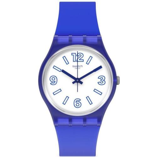 SWATCH Electric Shark - GN268 Blue case with Blue Rubber Strap