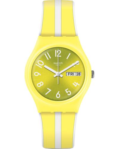 SWATCH Lemoncello - GJ702, Yellow case with Yellow Rubber Strap
