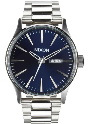 NIXON Sentry SS - A356-1258-00 Silver case with Stainless Steel Bracelet