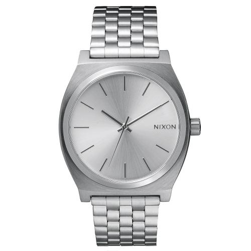 NIXON Time Teller - A045-1920-00, Silver case with Stainless Steel Bracelet