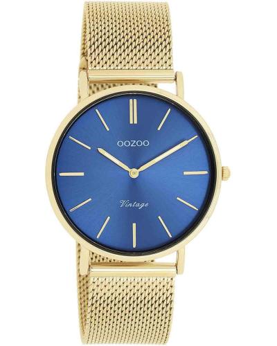 OOZOO Vintage - C20291, Gold case with Stainless Steel Bracelet