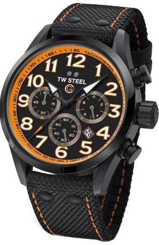 TW STEEL GCK Rallycross Special Edition Chronograph - TW981, Black case with Black Fabric Strapt