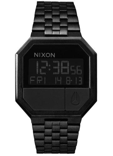 NIXON Re-Run - A158-001-00 Black case with Stainless Steel Bracelet
