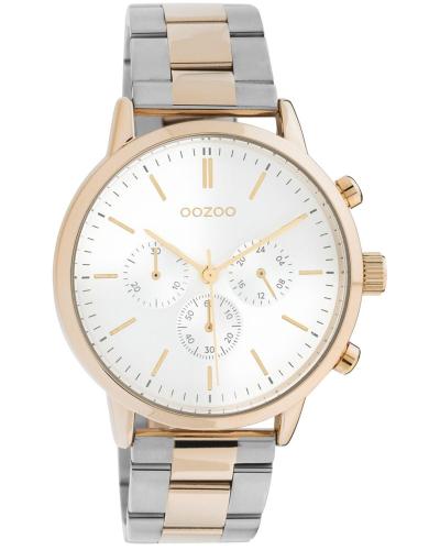 OOZOO Timepieces - C10857, Rose Gold case with Stainless Steel Bracelet
