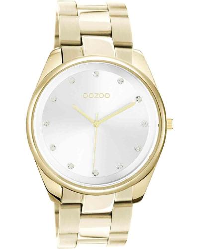 OOZOO Timepieces - C10962, Gold case with Stainless Steel Bracelet