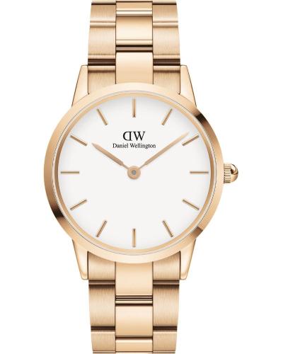 DANIEL WELLINGTON Iconic Link - DW00100209, Rose Gold case with Stainless Steel Bracelet