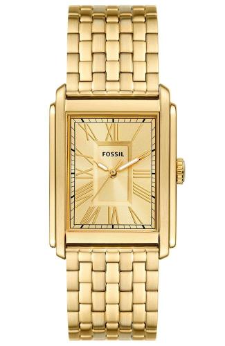 Fossil Carraway - FS6009, Gold case with Stainless Steel Bracelet