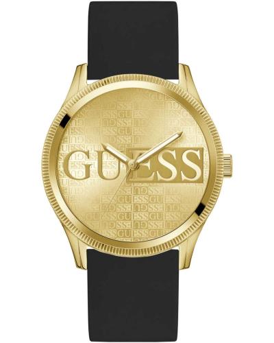 GUESS Reputation - GW0726G2, Gold case with Black Rubber Strap