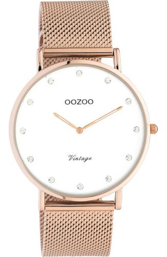 OOZOO Vintage - C20238, Rose Gold case with Stainless Steel Bracelet