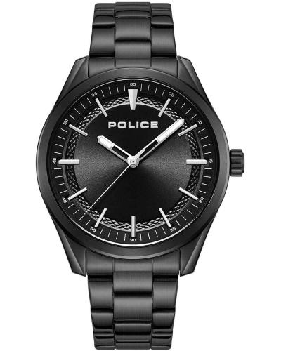 POLICE Grille - PEWJG0018201, Black case with Stainless Steel Bracelet