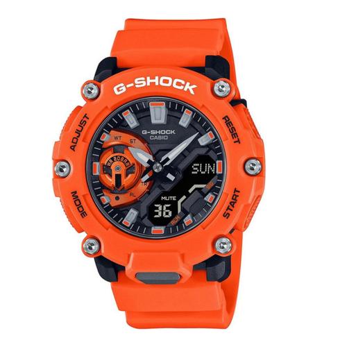 CASIO G-Shock AnaDigi Orange Rubber Strap GA-2200M-4AER