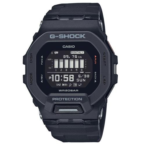 CASIO G-SHOCK Smartwatch Black Rubber Strap GBD-200-1ER