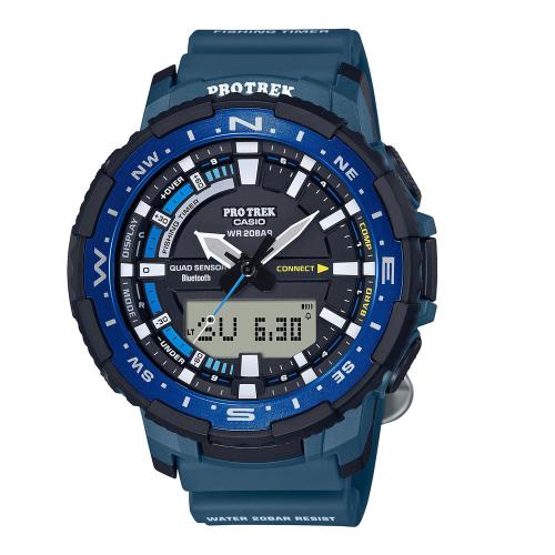 CASIO Protrek Smartwatch Blue Rubber Strap PRT-B70-2ER