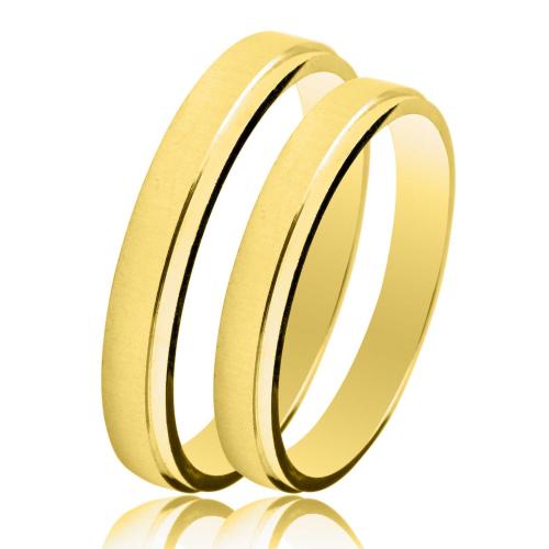 Κίτρινη Χρυσή Βέρα Γάμου WR505