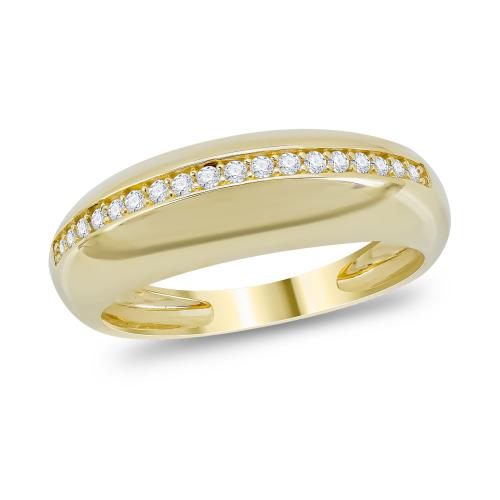 Δαχτυλίδι από Kίτρινο Χρυσό 14 Καρατίων DX1496