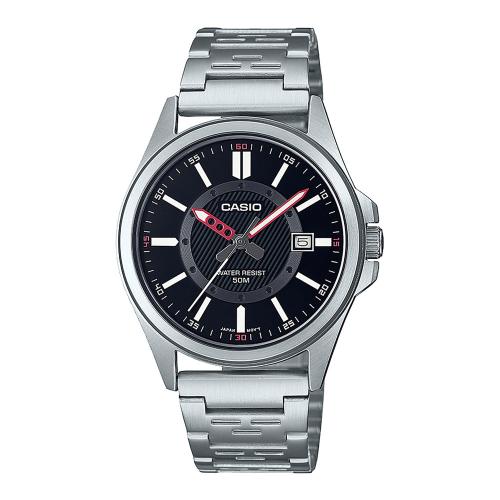 CASIO Collection Silver Stainless Steel Bracelet MTP-E700D-1EVEF