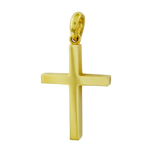 Σταυρός Βάπτισης 18Κ Κίτρινος Χρυσός Ανδρικός ST1330