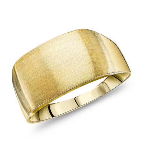 Ανδρικό Δαχτυλίδι από Κίτρινο Χρυσό 14 Καρατίων ADX176