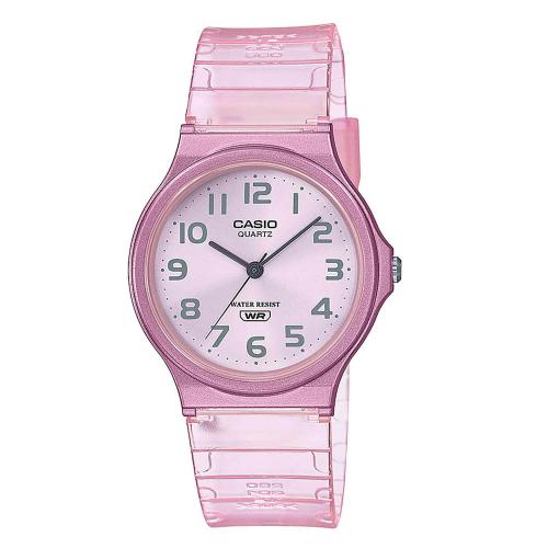 CASIO Collection Pink Rubber Strap MQ-24S-4BEF