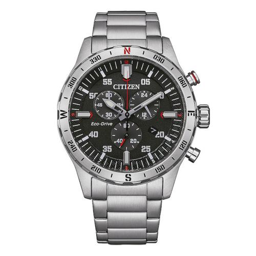 CITIZEN Eco-Drive Silver Stainless Steel Chronograph AT2520-89E