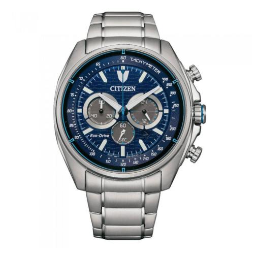 CITIZEN Eco-Drive Silver Stainless Steel Chronograph CA4560-81L