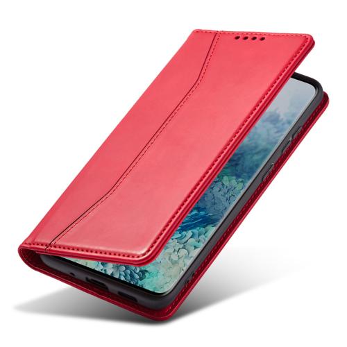Bodycell PU Leather Wallet θήκη για Realme C11 (2021). Red