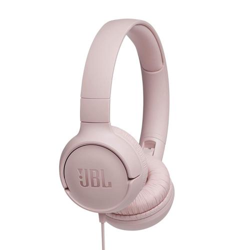 JBL Tune 500 Wired On-Ear Headset With Microphone, Pink