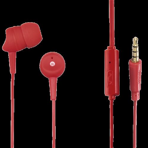 Hama Basic In-Ear Headset. Red