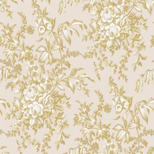 Laura Ashley Ταπετσαρια Picardie Pale Gold 1000x53cm