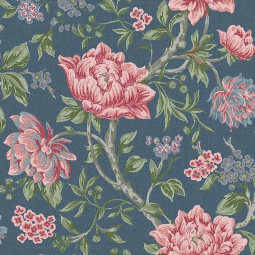 Laura Ashley Ταπετσαρία Tapestry Floral Dark Seasprey 1000x53cm