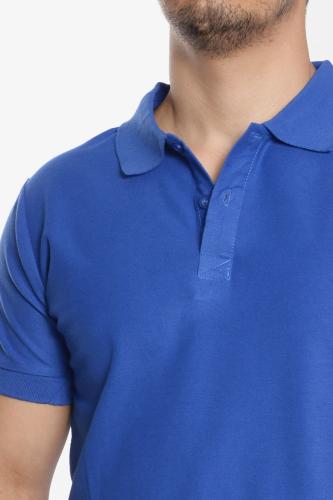 Ανδρική μπλούζα σε στυλ πόλο σε κλασική ίσια γραμμή Ρουά