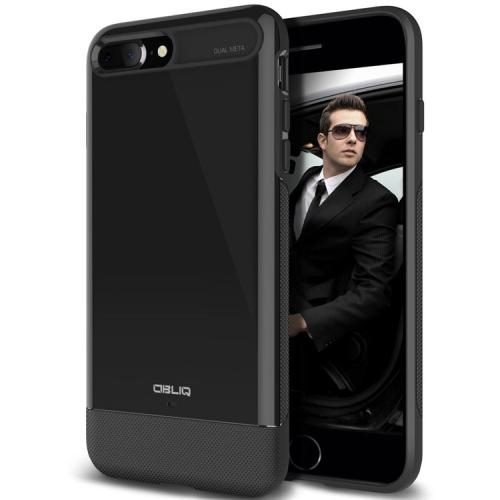 Obliq Dual Meta Case for iPhone 7 Plus - Black