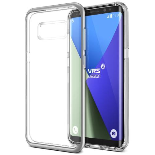 VRS Design Crystal Bumber Case for Samsung Galaxy S8 Plus - Light Silver
