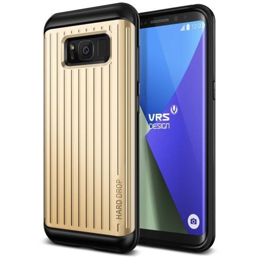 VRS Design Hard Drop Case for Samsung Galaxy S8 Plus - Waved Shine Gold