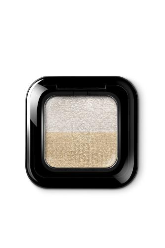 Kiko Milano New Bright Duo Eyeshadow 01 Metallic White / True Gold - KM000000084001B