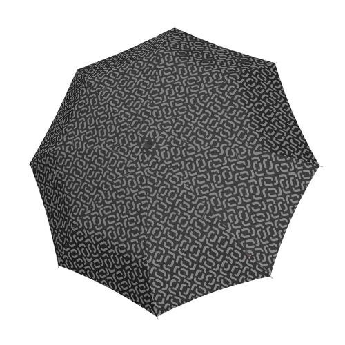 Reisenthel πτυσσόμενη ομπρέλα με λουράκι και all-over geometrical print 