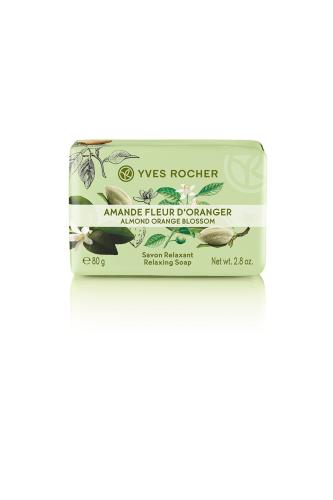 Yves Rocher Relaxing Soap Almond Orange Blossom 80 gr - 43148