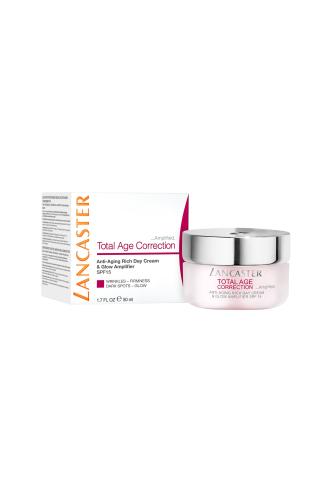 Lancaster Total Age Correction Amplified - Anti-Aging Rich Day Cream & Glow Amplifier Spf15 50 ml - 8571036140