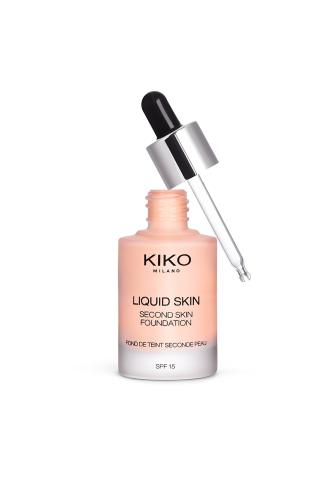 Kiko Milano Liquid Skin Second Skin Foundation Cool Rose 15 - New - KM0010110700244