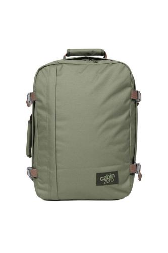 Cabin Zero unisex backpack μονόχρωμο με θήκη laptop και λογότυπο