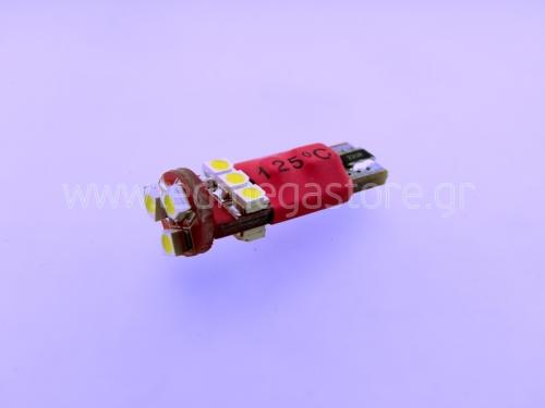 T10 Can Bus με 9 SMD 1210 Πορτοκαλί 05311