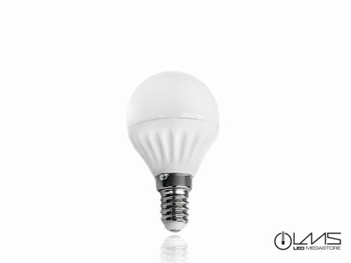 Λαμπτήρας LED LMS Ε14 5 Watt Bulb Milky Ψυχρό Λευκό 05705