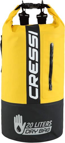 Αδιάβροχο σακίδιο πλάτης Cressi 20 λίτρων - Κίτρινο / Μαύρο