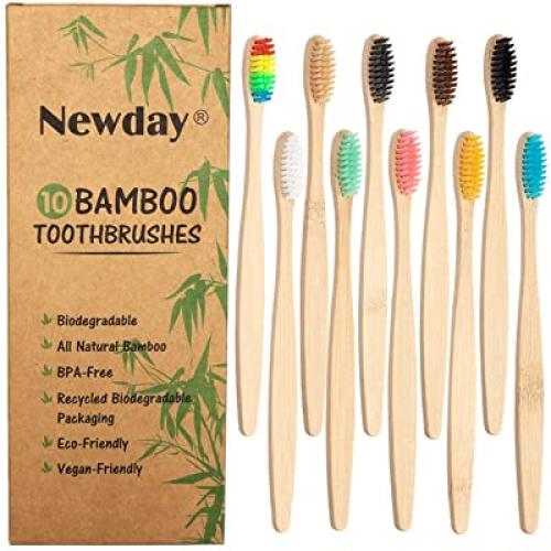 Bamboo Toothbrush Soft Μαλακή Οδοντόβουρτσα Από 100% Φυσικό Μπαμπού 1 Τεμάχιο