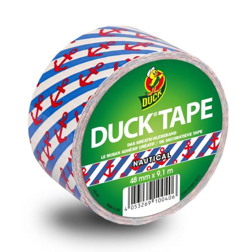 Duck Tape Big Rolls Nautical - 48χιλ x 9,1μ